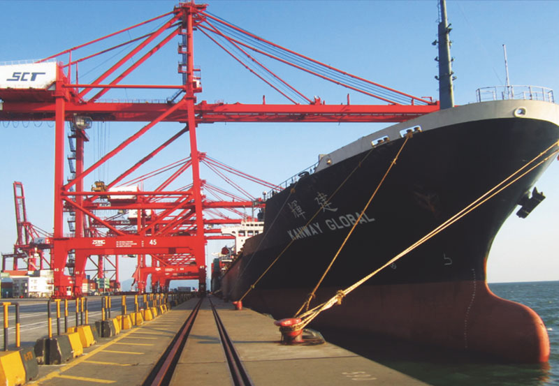 大铲湾港区闸口钢结构